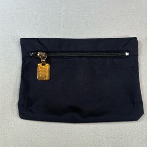 Vintage MOSCHINO Redwall Cosmetic Make Up Bag Black